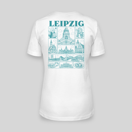 Leipzig JGA T-Shirt Damen Rückseite – Städte-Motiv