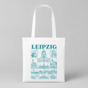 Leipzig JGA Jutebeutel – Städte-Motiv