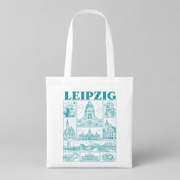 Leipzig JGA Jutebeutel – Städte-Motiv