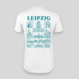 Leipzig JGA T-Shirt Rückseite – Städte-Motiv