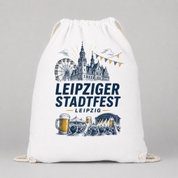 Leipziger Stadtfest JGA Turnbeutel – Motiv