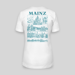 Mainz JGA T-Shirt Damen Rückseite – Städte-Motiv