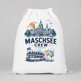 Maschsee Crew Hannover JGA Turnbeutel – Motiv