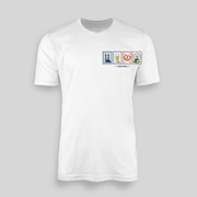 München Briefmarken T-Shirt Vorderseite – Icon