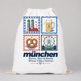 München Briefmarken Turnbeutel
