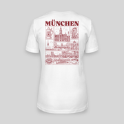 München JGA T-Shirt Damen Rückseite – Städte-Motiv