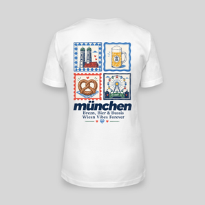 München Grand Tour T-Shirt Damen Rückseite