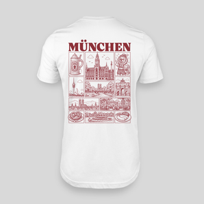 München JGA T-Shirt Rückseite – Städte-Motiv
