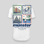 Münster Briefmarken T-Shirt Rückseite