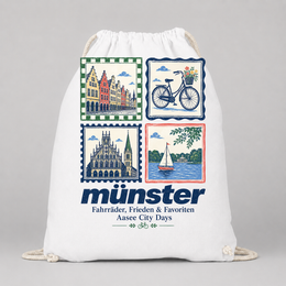 Münster Briefmarken Turnbeutel