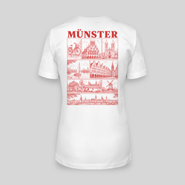 Münster JGA T-Shirt Damen Rückseite – Städte-Motiv