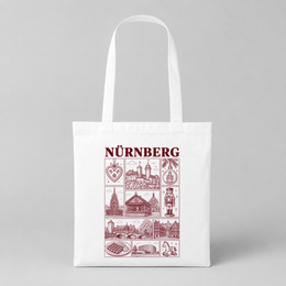 Nürnberg JGA Jutebeutel – Städte-Motiv