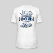 Oktoberfest München JGA T-Shirt Damen Rückseite