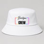 Bräutigam Crew – Regenbogen-Rahmen | JGA Fischerhut