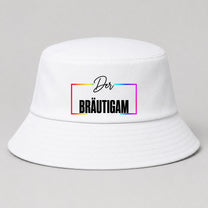 Der Bräutigam – Regenbogen-Rahmen | JGA Fischerhut