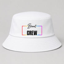 Braut Crew – Regenbogen-Rahmen | JGA Fischerhut