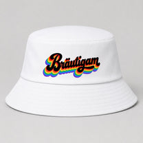 Bräutigam – Retro Regenbogen | JGA Fischerhut