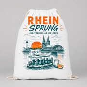 Rhein Sprung Köln JGA Turnbeutel – Motiv