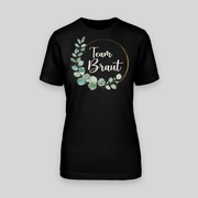 Team Braut Eleganz & Stil JGA T-Shirt Damen Schwarz