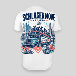 Schlagermove Hamburg JGA T-Shirt Rückseite
