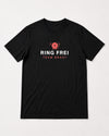 RING FREI Team Braut – schwarzes JGA T-Shirt mit Boxglocke-Print