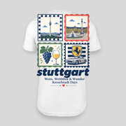 Stuttgart Briefmarken T-Shirt Rückseite
