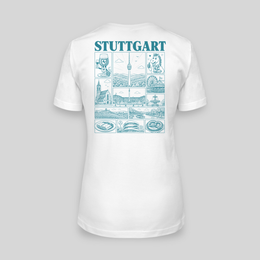 Stuttgart JGA T-Shirt Damen Rückseite – Städte-Motiv