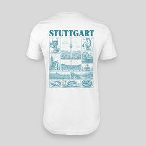 Stuttgart JGA T-Shirt Rückseite – Städte-Motiv