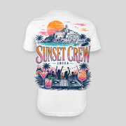 Sunset Crew Ibiza JGA T-Shirt Rückseite
