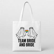 Team Bride & Bride | JGA Jutebeutel