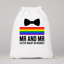 Mr and Mr | JGA Turnbeutel
