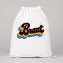 Braut – Retro Regenbogen | JGA Turnbeutel