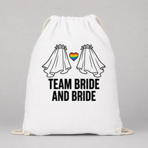 Team Bride & Bride | JGA Turnbeutel
