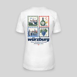 Würzburg Grand Tour T-Shirt Damen Rückseite