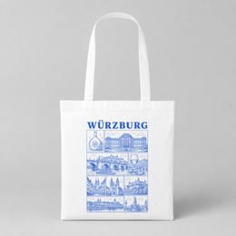Würzburg JGA Jutebeutel – Städte-Motiv