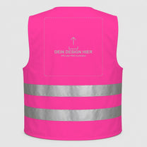 JGA Warnweste selbst gestalten (Pink) | Team Braut